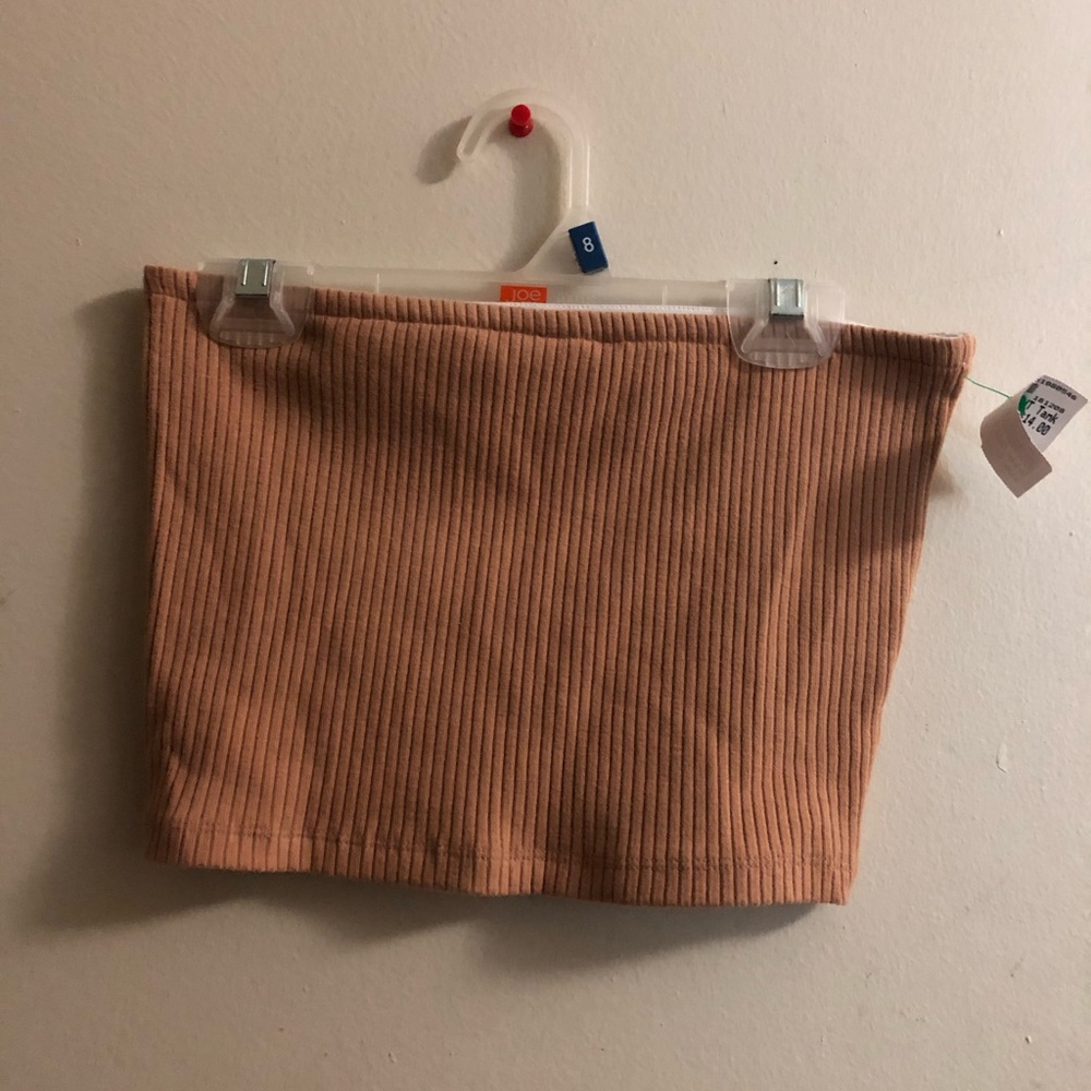 Beige crop top